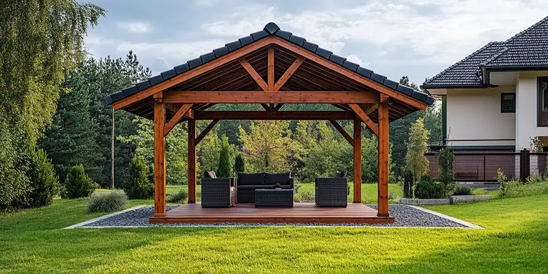 Jaka odległość altany od granicy działki?