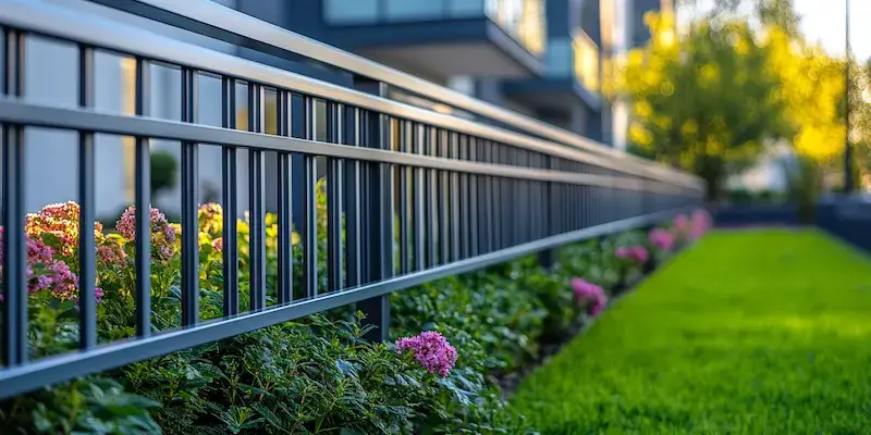 metalowe ogrodzenie z Polski